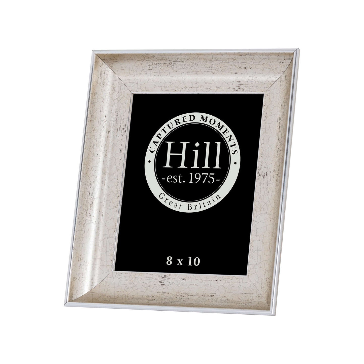 Antique Silver Crackled Effect Photo Frame