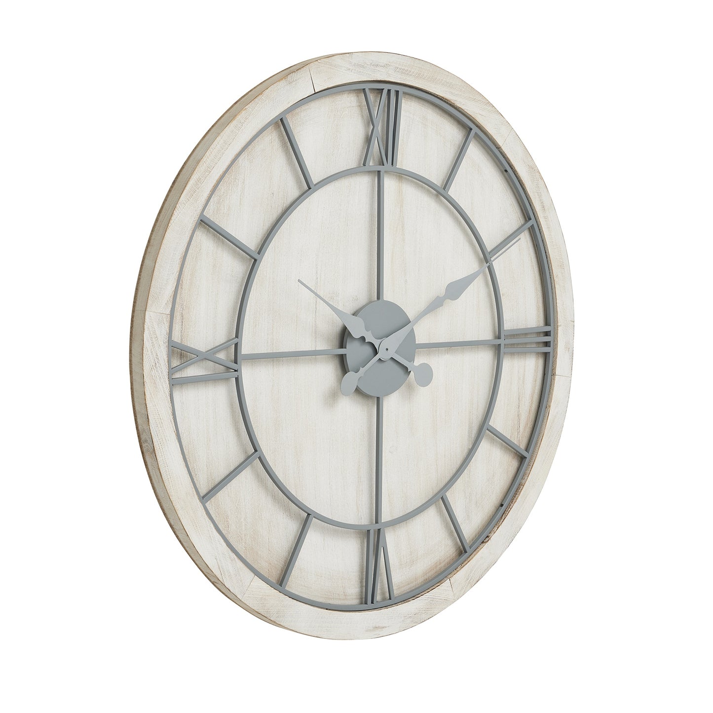 Williston White Wall Clock