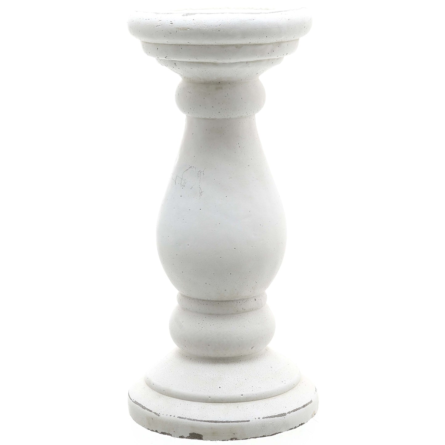 Matt White Ceramic Candle Holder