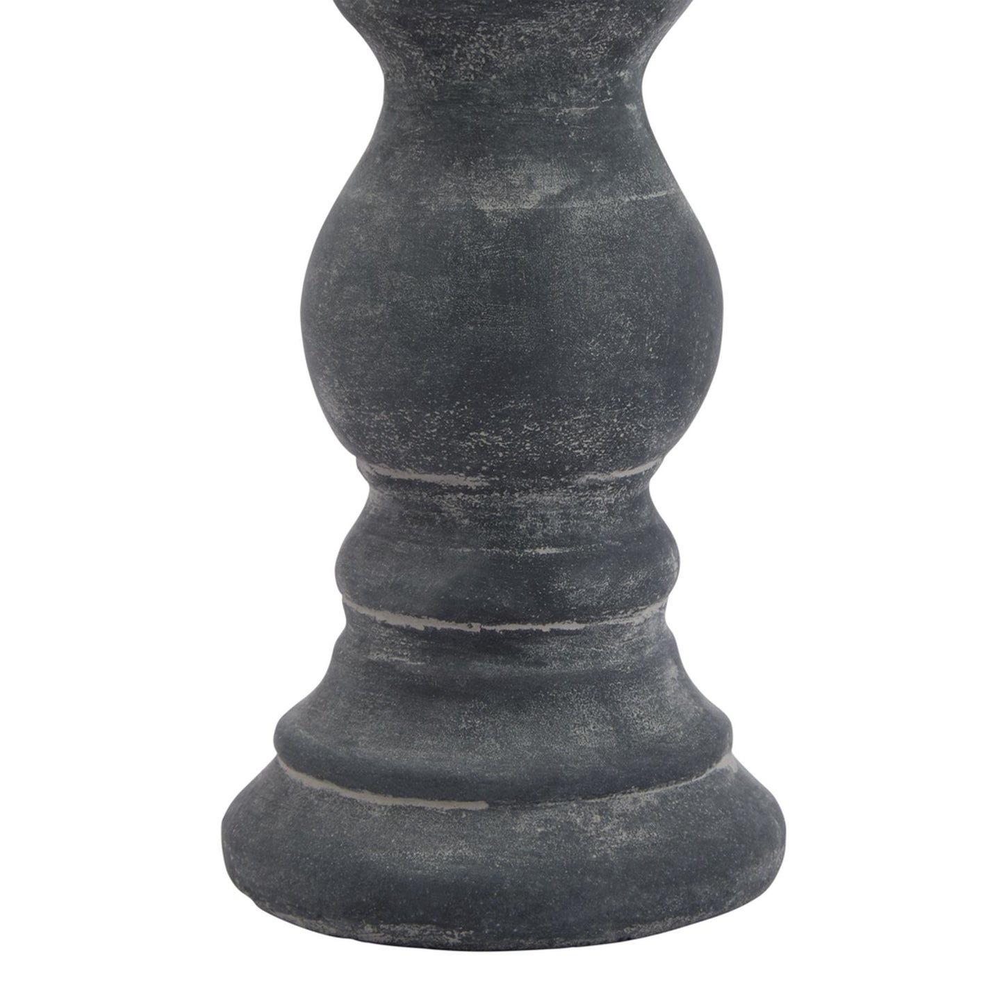 Amalfi Grey  Column Candle Holder