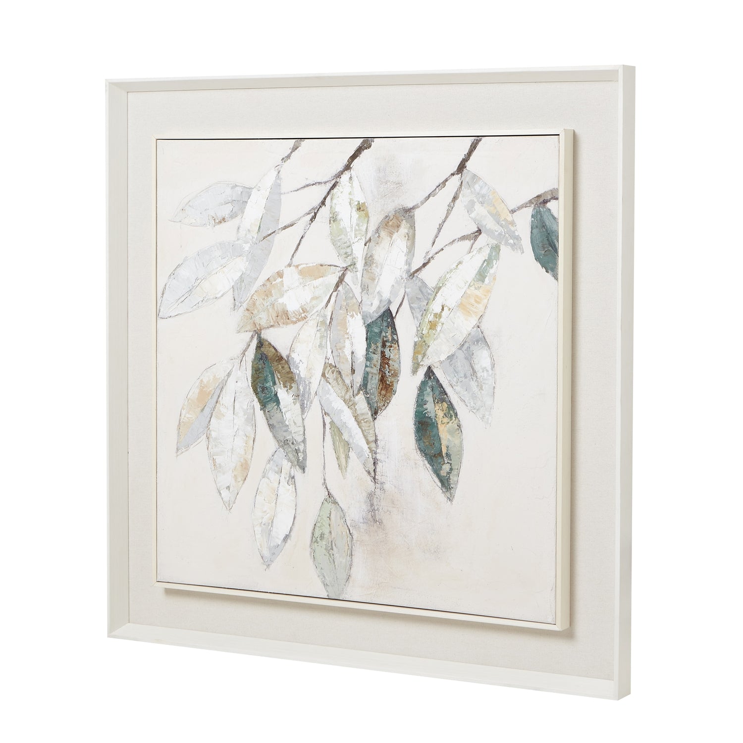 Dolce Mottle Leaf Framed Painting