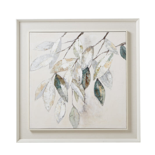 Dolce Mottle Leaf Framed Painting 